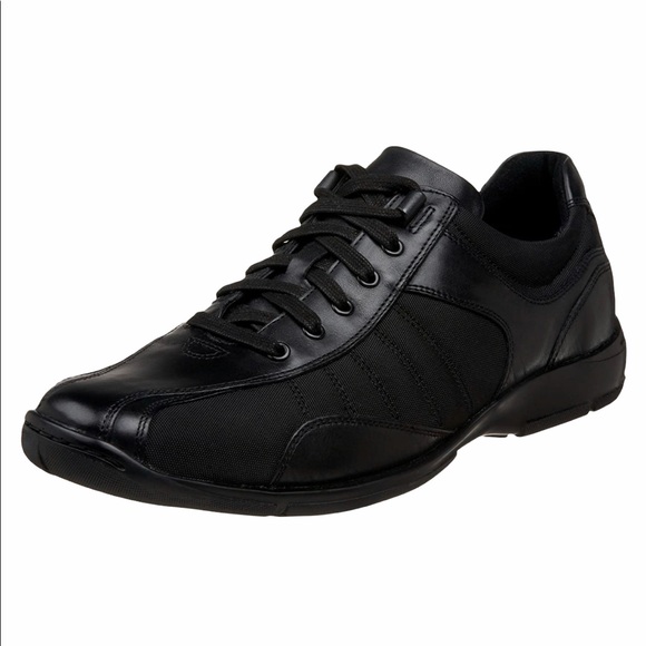 Kenneth Cole Shoes | Kenneth Cole Dominant Jeans Leather Sneakers Mens Casual Shoe Black | Color: Black | Size: 10.5 | Pm-32752740's Closet